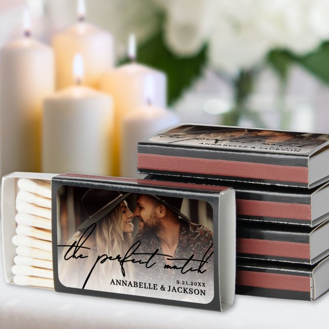 The Perfect Match Photo Wedding Matchboxes (The Perfect Match Photo Wedding Matchboxes)