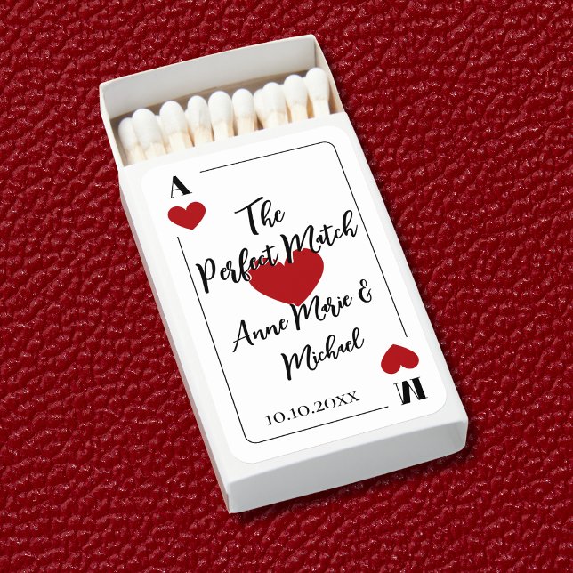 The Perfect Match Playing Card Wedding Matches (Creator Uploaded)