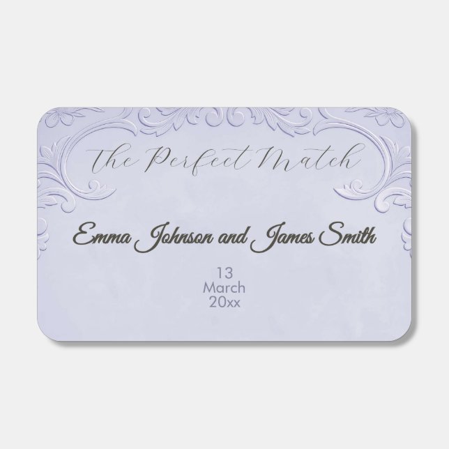 The perfect Match Purple Design (Front)