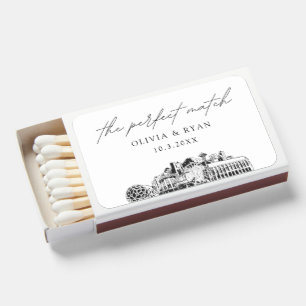 The Perfect Match Raleigh Matchbox Favors
