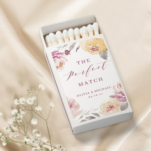 The perfect match romantic mauve floral wedding