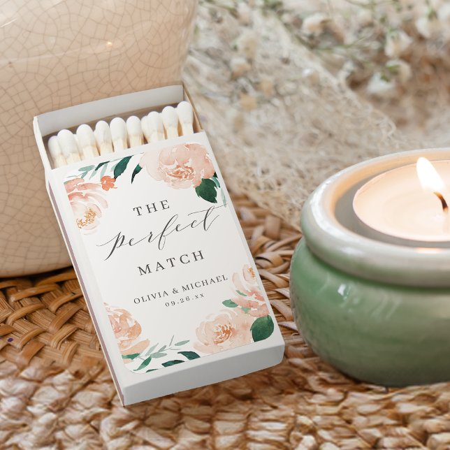 The perfect match romantic peach floral wedding (The perfect match romantic peach floral wedding)