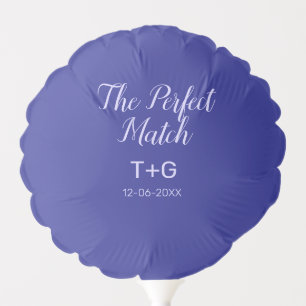 The perfect match royal blue luxury add couple nam balloon