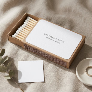 The Perfect Match Simple Classic Matchbox