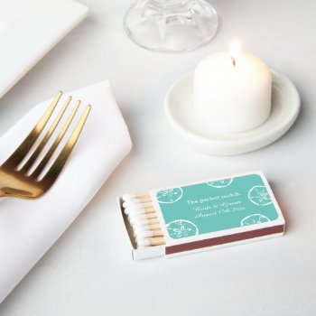 The Perfect Match Tropical Wedding Matchboxes by logotees at Zazzle