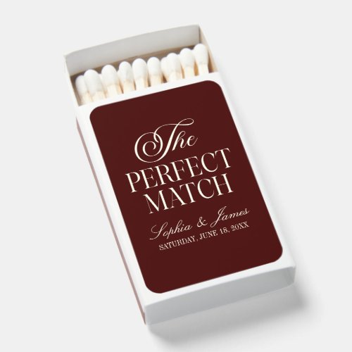 The Perfect Match Vintage Ivory Burgundy Wedding