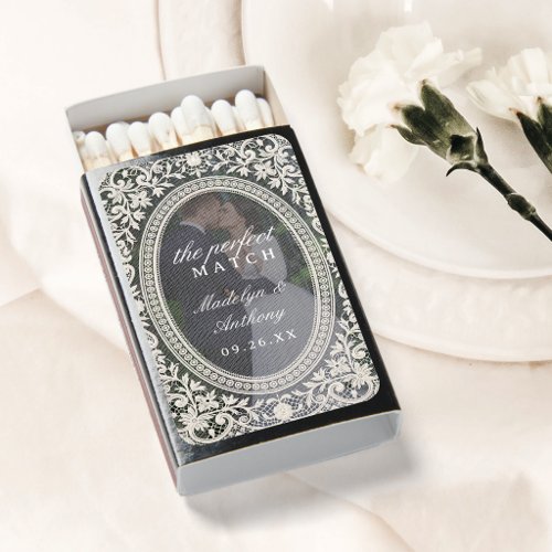The Perfect Match Vintage Lace Photo Wedding