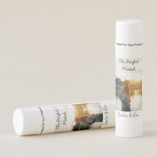 The perfect match wedding couple photo modern add 