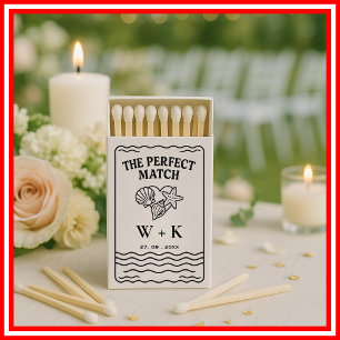 The Perfect Match Wedding Matches Beach Ocean Life
