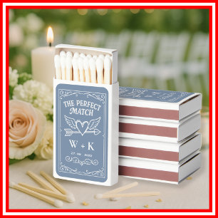 The Perfect Match Wedding Matches Dusty Blue