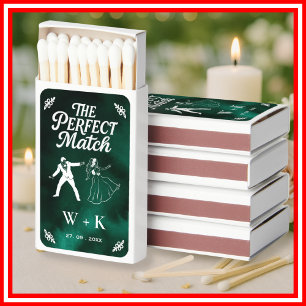 The Perfect Match Wedding Matches Emerald Green