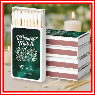 The Perfect Match Wedding Matches Emerald Green