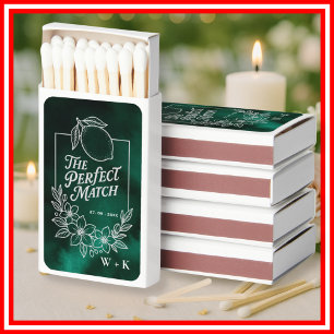 The Perfect Match Wedding Matches Emerald Green