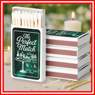 The Perfect Match Wedding Matches Emerald Green
