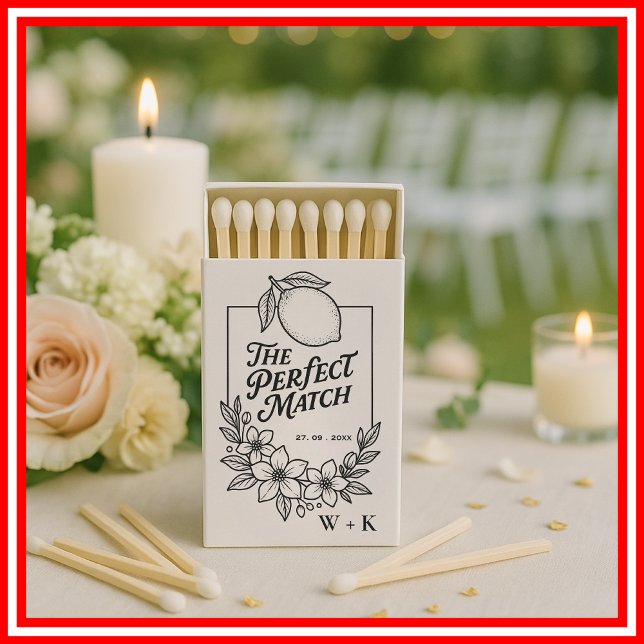 The Perfect Match Wedding Matches | Lemon Citrus (Creator Uploaded)