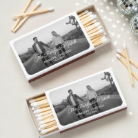 The Perfect Match Wedding Photo Favor Matches