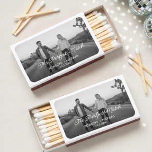 The Perfect Match Wedding Photo Favor Matches