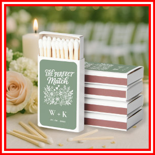 The Perfect Match Wedding Sage Green Floral