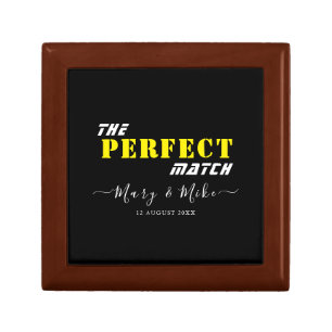 The PERFECT Match - Wooden Jewelry Keepsake Box