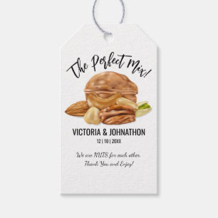 The Perfect Mix Nuts Thank You Wedding Treat Gift Tags
