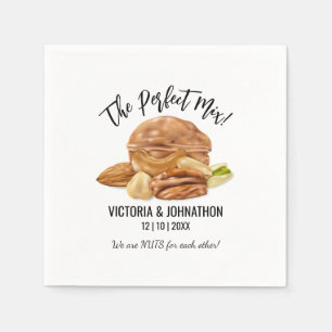 The Perfect Mix Nuts Thank You Wedding Treat Napkins