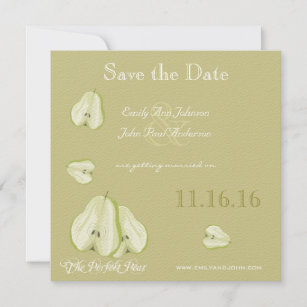 The Perfect Pear Save the Date