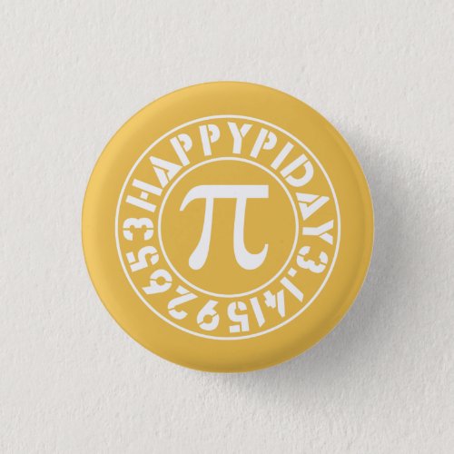 The Perfect Pi Day Pinback Button
