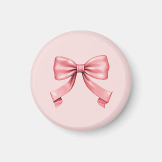 The Perfect Pink Bow Magnet