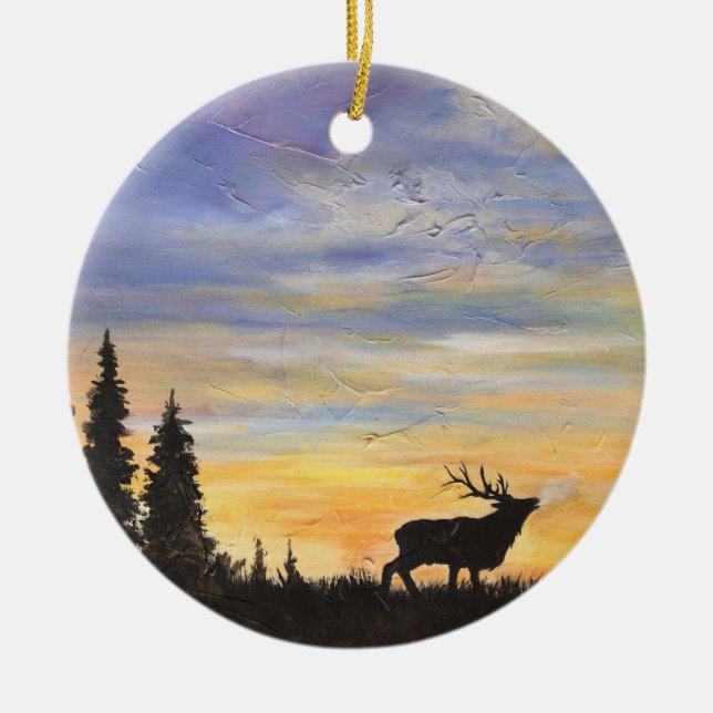 "The Perfect Place" Art Ornament (Front)