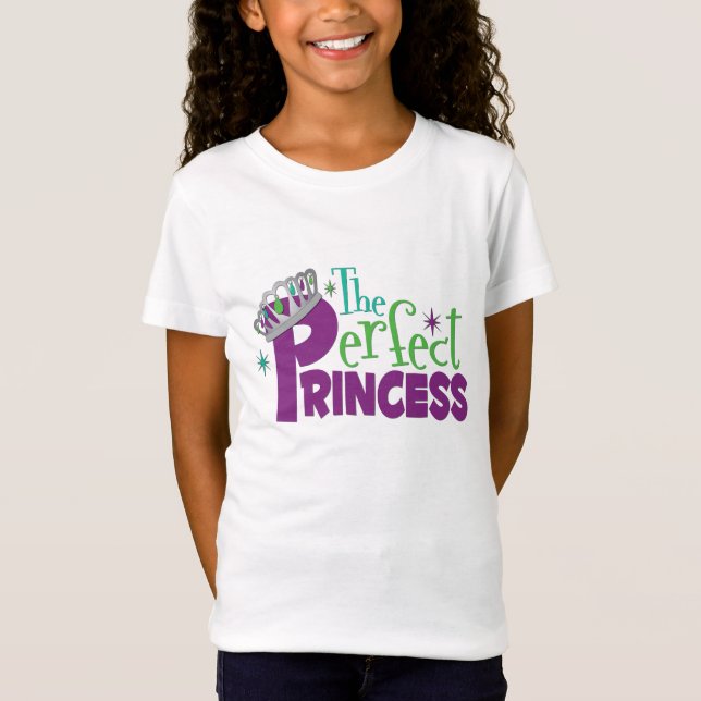 the Perfect Princess Girl's Fitted Shirt (Front)