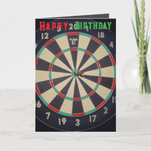 The Perfect Shot: Bullseye On The Dartboard, Card