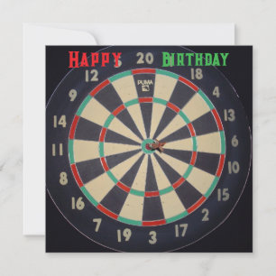 The Perfect Shot: Bullseye On The Dartboard, Card