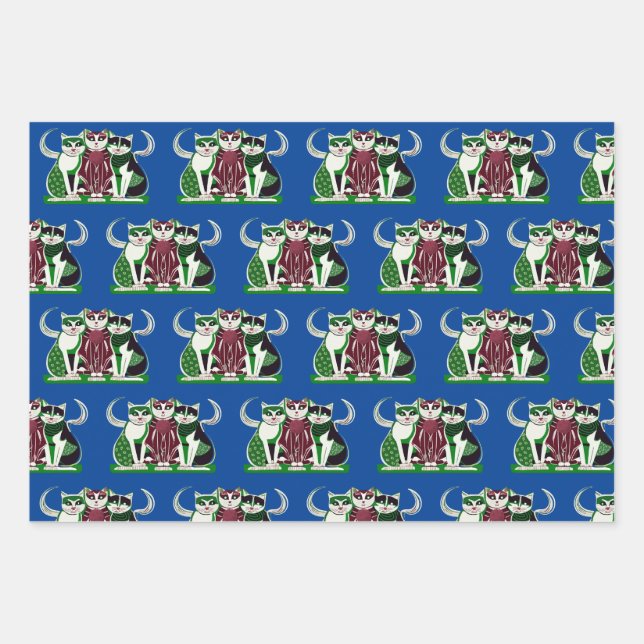 The perfect trio! wrapping paper sheets (Front)