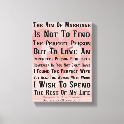 The Perfect Wife Canvas Print