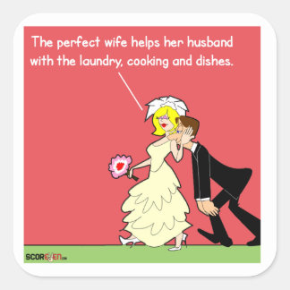 The Perfect Wife Sticker.