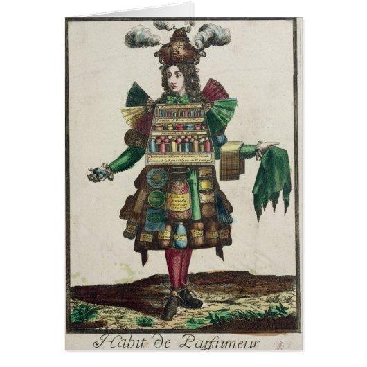 The Perfumer's Costume Cards (Front)