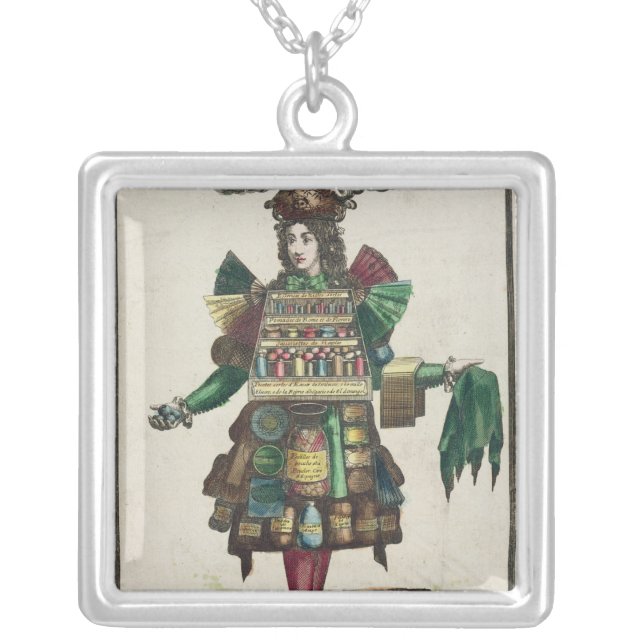 The Perfumer's Costume Silver Plated Necklace (Front)