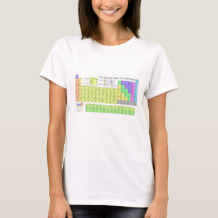 The period elements colorful table T-Shirt