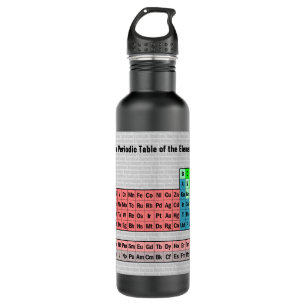 The Periodic Table of the Elements Water Bottle