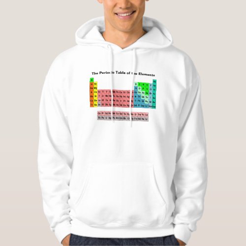 The Periodic Table Simple Style Hoodie