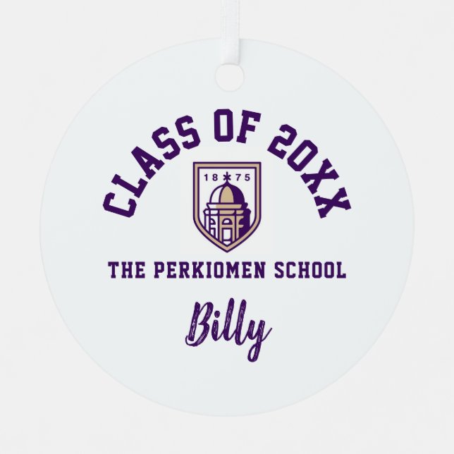 The Perkiomen School Ornament Christmas Holiday (Front)
