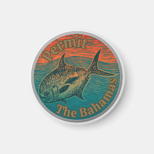 The permit game fish western Atlantic the bahamas  Magnet