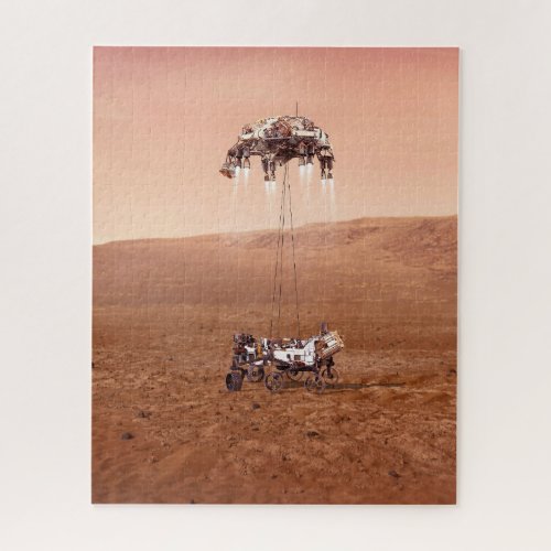 The Perseverance Rover Landing Safely On Mars Jigsaw Puzzle