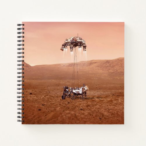The Perseverance Rover Landing Safely On Mars Notebook