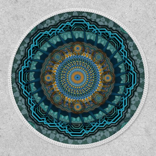 The Persians gyrate psychedelic eyes mandala  Patch