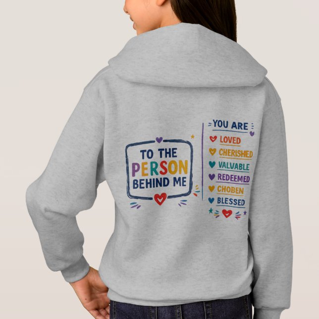 The person behind me hoodie (Back)
