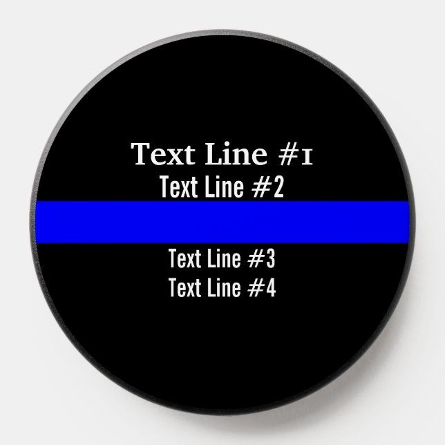 The Personalized Thin Blue Line PopSocket (Popsocket)
