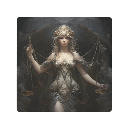 The Personification Of Justice Metal Print