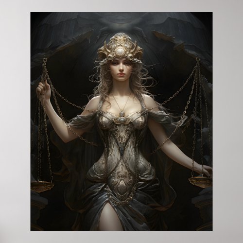 The Personification Of Justice Poster