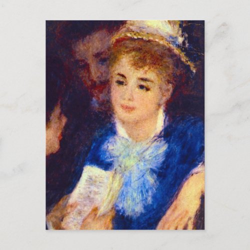The Perusal of the Part by Pierre Renoir Postcard